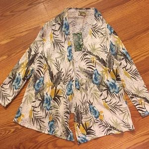 Show Me Your Mumu Open Front Cardigan Size L NWT